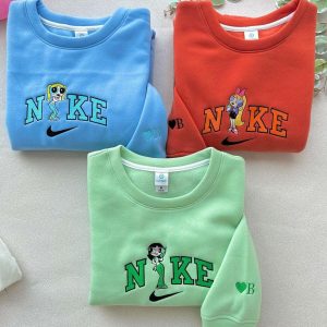 Powerpuff Girl Embroidered Sweatshirt