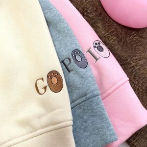 We Bare Bear Embroidered Sweatshirt