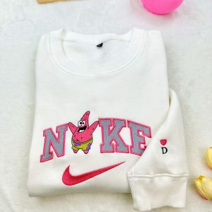 Spongebob and Patrick Embroidered Sweatshirt